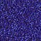 Miyuki Delica Bead 11/0 - DB0696 - Dyed Semi-Frosted Silver Lined Dark Blue Violet